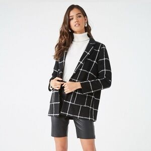 Have Los Angeles S Black White Windowpane Plaid Jacket